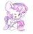 Size: 1531x1590 | Tagged: artist needed, safe, oc, oc only, oc:hyacinth reborn, oc:风信子, pony, mascot, simple background, skyblue ribbon, solo, transparent background