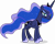 Size: 4783x3797 | Tagged: safe, artist:inaactive, princess luna, alicorn, pony, a royal problem, g4, absurd resolution, angry, bags under eyes, crown, female, grumpy, hoof shoes, jewelry, mare, peytral, regalia, show accurate, simple background, solo, transparent background, vector