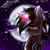 Size: 2000x2000 | Tagged: safe, artist:kiwwsplash, oc, oc only, pony, unicorn, bust, cloud, ear fluff, full moon, glowing horn, headphones, high res, horn, moon, night, outdoors, stars, unicorn oc