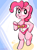 Size: 846x1156 | Tagged: safe, artist:duckoiii, pinkie pie, earth pony, pony, equestria girls, equestria girls series, g4, :p, adorasexy, bipedal, blushing, clothes, cute, diapinkes, drool, equestria girls outfit, female, human pony pinkie pie, mare, off shoulder, one-piece swimsuit, sexy, solo, sweat, swimsuit, tongue out, white pupils