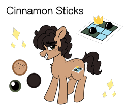 Size: 1500x1300 | Tagged: safe, artist:pink-pone, oc, oc only, oc:cinnamon sticks, earth pony, pony, male, simple background, solo, stallion, transparent background