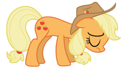 Size: 8232x4543 | Tagged: safe, artist:estories, applejack, earth pony, pony, g4, absurd resolution, female, sad, simple background, solo, transparent background, vector