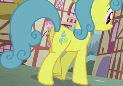 Size: 1484x1039 | Tagged: safe, screencap, lemon hearts, pony, crusaders of the lost mark, g4, butt, cropped, female, mare, plot, solo, walking