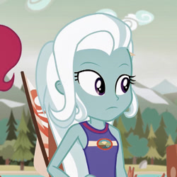 Size: 525x525 | Tagged: safe, edit, edited screencap, screencap, trixie, equestria girls, g4, my little pony equestria girls: legend of everfree, cropped, female, sleeveless, solo