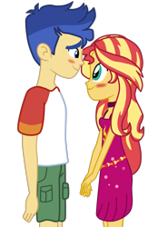 Size: 1483x2008 | Tagged: safe, artist:gmaplay, flash sentry, sunset shimmer, equestria girls, equestria girls specials, g4, my little pony equestria girls: spring breakdown, female, male, ship:flashimmer, shipping, simple background, straight, transparent background, vector