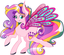 Size: 1280x1106 | Tagged: safe, artist:mavdpie, ploomette, pony, g4, female, glimmer wings, simple background, solo, transparent background, wings