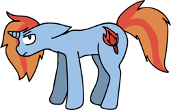 Size: 1150x741 | Tagged: safe, artist:diggity_duck, oc, oc only, pony, unicorn, frown, horn, simple background, solo, transparent background, unicorn oc