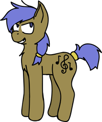 Size: 773x923 | Tagged: safe, artist:diggity_duck, oc, oc only, earth pony, pony, earth pony oc, grin, simple background, smiling, solo, tail wrap, transparent background
