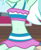 Size: 1202x1467 | Tagged: safe, screencap, lyra heartstrings, human, equestria girls, g4, i'm on a yacht, my little pony equestria girls: better together, armpits, attached skirt, belly, belly button, bikini, boobshot, breasts, clothes, cropped, female, lyra heartstrings swimsuit, midriff, needs more jpeg, outfit catalog, pictures of bellies, pictures of chests, skirt, slender, solo, striped swimsuit, swimsuit, thin, upscaled