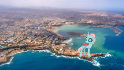 Size: 1264x720 | Tagged: safe, ocellus, pony, g4, cape verde, giant changeling, irl, macro, photo, praia