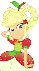 Size: 566x1024 | Tagged: safe, artist:supersamyoshi, edit, edited screencap, screencap, applejack, equestria girls, equestria girls specials, g4, my little pony equestria girls: better together, my little pony equestria girls: holidays unwrapped, o come all ye squashful, background removed, cornucopia costumes, female, simple background, solo, transparent background