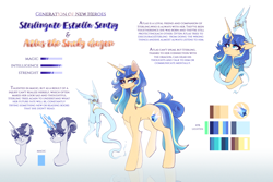 Size: 3101x2069 | Tagged: safe, artist:darlyjay, oc, oc:atlas, oc:sterling sentry, dragon, pony, unicorn, female, high res, mare, offspring, parent:flash sentry, parent:twilight sparkle, parents:flashlight