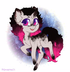 Size: 3700x3768 | Tagged: safe, artist:helemaranth, oc, oc only, pony, unicorn, chibi, high res, solo
