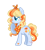 Size: 2085x2327 | Tagged: safe, artist:thegrinningreaper09, autumn skye, earth pony, pony, g3, g4, alternate design, bandana, base used, blonde, blue coat, blue eyes, clothes, cute, female, g3 to g4, generation leap, headband, heart, high res, hoof heart, hoof on chin, mare, multicolored mane, orange mane, raised hoof, scarf, shy, simple background, solo, transparent background