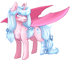 Size: 1280x1103 | Tagged: safe, artist:amiookamiwolf, oc, oc only, oc:litwick, alicorn, bat pony, bat pony alicorn, pony, bat wings, clothes, female, horn, mare, simple background, socks, solo, striped socks, transparent background, wings