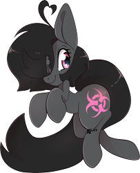 Size: 2513x3093 | Tagged: safe, artist:murkypie, oc, oc only, oc:toxxie, earth pony, pony, high res, simple background, solo, transparent background