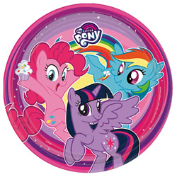 Size: 500x500 | Tagged: safe, pinkie pie, rainbow dash, twilight sparkle, alicorn, pony, g4, plate, simple background, twilight sparkle (alicorn), white background