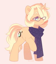 Size: 1115x1263 | Tagged: safe, artist:d__samber, oc, oc only, pony, glasses, solo