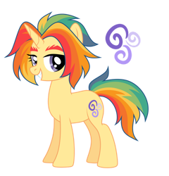 Size: 1024x1067 | Tagged: safe, artist:kabuvee, oc, oc only, pony, unicorn, female, mare, simple background, solo, transparent background