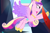 Size: 1730x1125 | Tagged: safe, screencap, princess cadance, alicorn, pony, g4, my little pony: friendship is magic, the beginning of the end, butt, colored wings, cropped, female, flying, gradient wings, lovebutt, mare, multicolored wings, plot, solo, wings