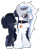 Size: 1180x1463 | Tagged: safe, artist:vintage-owll, oc, oc only, oc:howler, hybrid, bell, bell collar, cat bell, collar, interspecies offspring, male, offspring, parent:discord, parent:princess celestia, parents:dislestia, simple background, solo, transparent background