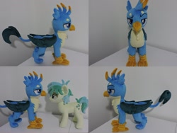 Size: 1597x1199 | Tagged: safe, artist:little-broy-peep, gallus, sandbar, griffon, pony, g4, irl, photo, plushie