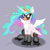 Size: 2322x2323 | Tagged: safe, alternate version, artist:xbi, princess celestia, alicorn, bird, pony, swan, g4, 30 minute art challenge finished after, animal costume, celestia is not amused, clothes, costume, dialogue, eye clipping through hair, fake wings, female, flippers (gear), gray background, high res, simple background, sitting, socks, solo, suit, swanlestia, unamused