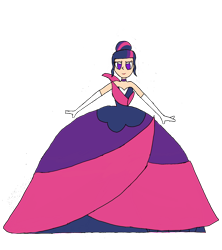 Size: 1480x1669 | Tagged: safe, artist:recommender440, twilight sparkle, human, g4, clothes, dress, female, gown, humanized, simple background, solo, transparent background