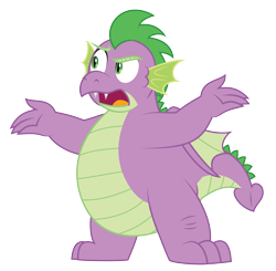 Size: 3683x3610 | Tagged: safe, artist:aleximusprime, spike, dragon, g4, adult, adult spike, chubby, fat, fat spike, high res, male, older, older spike, open mouth, simple background, solo, transparent background, vector, winged spike, wings