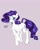 Size: 801x1000 | Tagged: safe, artist:dovne, rarity, pony, unicorn, g4, female, mare, purple background, simple background, solo