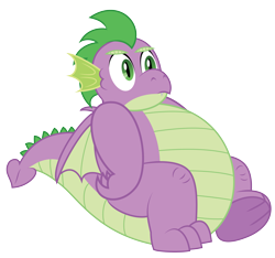 Size: 3601x3374 | Tagged: safe, artist:aleximusprime, spike, dragon, g4, adult, adult spike, chubby, fat, fat spike, high res, male, older, older spike, simple background, solo, transparent background, vector, winged spike, wings