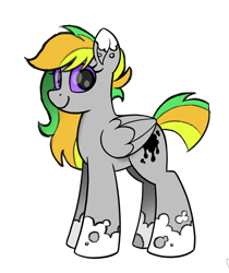 Size: 2338x2783 | Tagged: safe, artist:selenophile, oc, oc only, oc:odd inks, pegasus, pony, collaboration, female, high res, mare, simple background, solo, transparent background