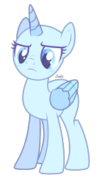 Size: 1184x2152 | Tagged: safe, artist:mint-light, oc, oc only, alicorn, pony, g4, alicorn oc, bald, base, eyelashes, female, frown, horn, mare, simple background, solo, transparent background, transparent horn, transparent wings, wings