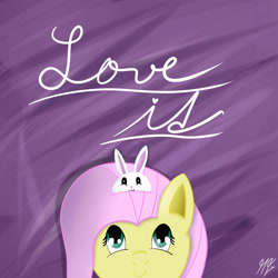 Size: 1920x1920 | Tagged: safe, artist:matyas451, angel bunny, fluttershy, g4