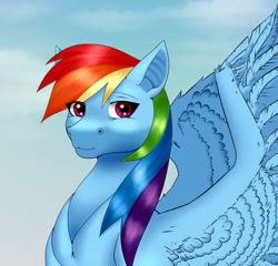 Size: 2582x2480 | Tagged: safe, artist:creed larsen, rainbow dash, pegasus, pony, g4, female, high res, solo