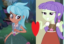 Size: 1556x1080 | Tagged: safe, edit, edited screencap, screencap, frosty orange, starlight, equestria girls, g4, let it rain, my little pony equestria girls: better together, my little pony equestria girls: friendship games, background human, female, frostylight, heart, lesbian, shipping, shipping domino