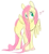 Size: 720x780 | Tagged: safe, artist:pastelperyton, fluttershy, pegasus, pony, g4, blushing, cute, female, heart, mare, shyabetes, simple background, solo, unshorn fetlocks, white background