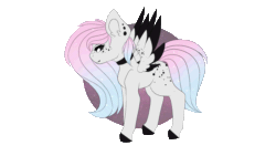 Size: 1280x720 | Tagged: safe, artist:trigger-bolt, oc, oc only, oc:galaxy, pegasus, pony, animated, pegasus oc, simple background, solo, transparent background, wings