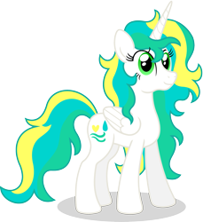 Size: 1885x2055 | Tagged: safe, artist:flashlighthouse, oc, oc only, oc:lagoon star, alicorn, pony, alicorn oc, female, horn, simple background, solo, transparent background, wings