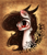 Size: 1463x1682 | Tagged: safe, artist:vetallie, oc, oc only, oc:lanteria, demon, demon pony, original species, bust, solo