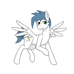 Size: 2048x2048 | Tagged: safe, artist:whitequartztheartist, oc, oc only, oc:white quartz, pegasus, pony, high res, male, simple background, solo, transparent background, wings