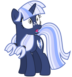 Size: 5768x6147 | Tagged: safe, artist:estories, oc, oc only, oc:silverlay, original species, pony, umbra pony, unicorn, g4, absurd resolution, female, mare, simple background, solo, transparent background, vector