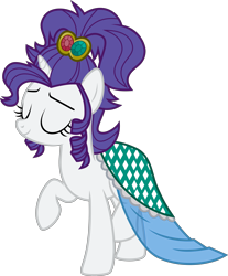 Size: 3101x3742 | Tagged: safe, artist:slb94, rarity, pony, g4, alternate hairstyle, female, high res, rarijewel, simple background, solo, transparent background, vector