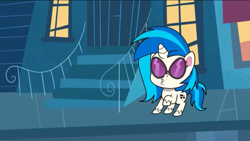 Size: 1136x640 | Tagged: safe, screencap, dj pon-3, vinyl scratch, pony, unicorn, g4, g4.5, my little pony: pony life, whoof-dunnit, female, solo