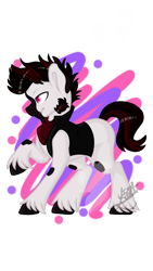 Size: 1080x1920 | Tagged: safe, artist:silentwolf-oficial, oc, oc only, earth pony, pony, clothes, earth pony oc, raised hoof, signature, simple background, solo, transparent background, unshorn fetlocks, watermark