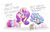 Size: 3000x1908 | Tagged: safe, artist:flutterthrash, princess cadance, princess flurry heart, alicorn, pony, g4, alcohol, blushing, choker, cider, dialogue, drunk, female, mother and child, mother and daughter, older, older flurry heart, piercing, princess emo heart, punk, slender, spiked choker, teenage flurry heart, teenager, thin, this will end in death, this will end in tears, this will end in tears and/or death, underaged drinking