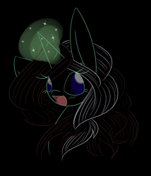 Size: 600x700 | Tagged: safe, artist:kaggy009, oc, oc only, oc:peppermint pattie (unicorn), pony, unicorn, ask peppermint pattie, female, magic, mare, solo