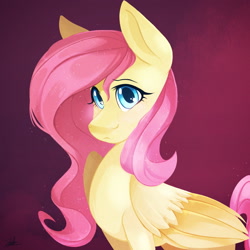 Size: 1773x1773 | Tagged: safe, artist:dymitre, fluttershy, pegasus, pony, g4, cute, female, mare, shyabetes, solo