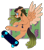 Size: 1700x1950 | Tagged: safe, artist:liefsong, oc, oc:acid drop, pegasus, pony, bandage, bandaid on nose, blushing, bushy brows, cute, dreadlocks, female, mare, piercing, simple background, skateboard, thick eyebrows, transparent background, underhoof, wings