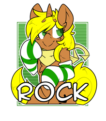 Size: 2100x2400 | Tagged: safe, artist:bbsartboutique, oc, oc only, oc:rock, pony, unicorn, badge, clothes, cute, high res, male, scarf, simple background, socks, solo, stallion, striped socks, transparent background